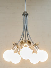 Load image into Gallery viewer, Scolari Vintage Chrome Pendant Chandelier