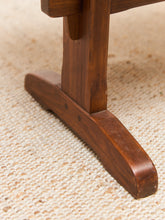 Load image into Gallery viewer, Ethan Allen Solid Wood Trestle Bench