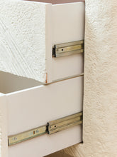 Load image into Gallery viewer, Post Modern White Vintage 2 Drawer Nightstand