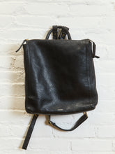 Load image into Gallery viewer, Fossil Elina Large Convertible Backpack Black Leather