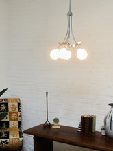 Load image into Gallery viewer, Scolari Vintage Chrome Pendant Chandelier