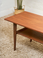 Load image into Gallery viewer, Teak Vintage Cocktail Coffee Table