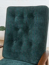 Load image into Gallery viewer, Mid Century Modern Upholstered Milo Baughman Model #74 Walnut Reclining Chair