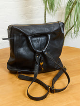 Load image into Gallery viewer, Fossil Elina Large Convertible Backpack Black Leather