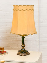 Load image into Gallery viewer, Hollywood Regency Pair of Green Lamps