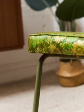 Load image into Gallery viewer, Pair of Green Floral Dinette Chairs