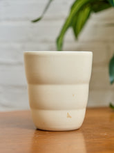 Load image into Gallery viewer, Minimalist Vintage White Ceramic Planter Made in Germany