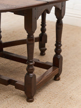 Load image into Gallery viewer, Antique Drop Leaf Dining Table