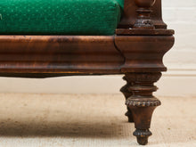 Load image into Gallery viewer, Antique Empire Style Walnut Swan Grecian Sofa