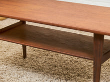 Load image into Gallery viewer, Teak Vintage Cocktail Coffee Table