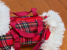 Load image into Gallery viewer, Holiday Plaid Dog Purse