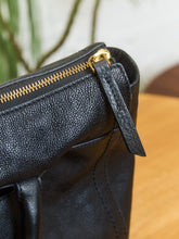 Load image into Gallery viewer, Fossil Elina Large Convertible Backpack Black Leather