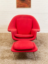 Load image into Gallery viewer, Red Mod Chair and Ottoman