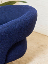 Load image into Gallery viewer, Boucle Blue Vintage 60’s Chair