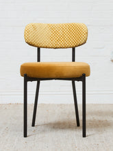 Load image into Gallery viewer, Maritza Marigold Checker Dining Chair