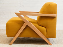 Load image into Gallery viewer, Zephyr Lounge Chair in Curry