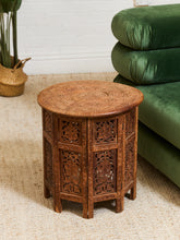 Load image into Gallery viewer, Indonesian Side Table Hand Carved