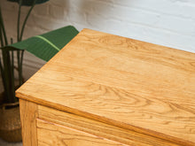 Load image into Gallery viewer, 6 Drawer Oak Vintage Dresser