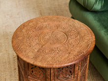 Load image into Gallery viewer, Indonesian Side Table Hand Carved