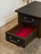 Load image into Gallery viewer, Spanish Revival Studded Leather and Wood Executive Desk