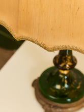 Load image into Gallery viewer, Hollywood Regency Pair of Green Lamps