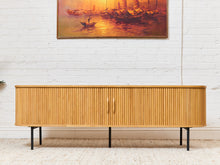 Load image into Gallery viewer, Mitza Blonde Tambour Door Credenza