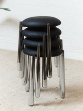Load image into Gallery viewer, Thick Chrome Leg Stool