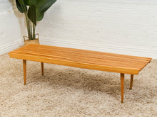 Load image into Gallery viewer, Vintage Mid Century Slat Coffee Table