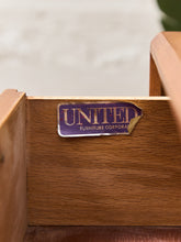 Load image into Gallery viewer, Restored Vintage Mid Century Modern Brown Double Door 6 Drawer Dresser