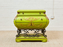 Load image into Gallery viewer, Apple Green Bombay Hollywood Regency Bureau