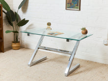 Load image into Gallery viewer, 1970's Chrome Design Institute Desk