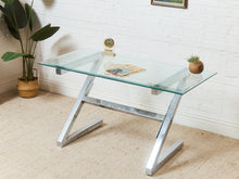 Load image into Gallery viewer, 1970's Chrome Design Institute Desk