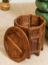 Load image into Gallery viewer, Indonesian Side Table Hand Carved
