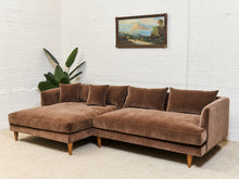 Load image into Gallery viewer, Rowan Sectional Sofa in Chocolate