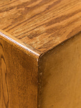 Load image into Gallery viewer, Vintage Oak BoHo Nightstands Pair