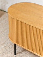 Load image into Gallery viewer, Mitza Blonde Tambour Door Credenza