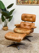 Load image into Gallery viewer, Vintage Plycraft Eames Style Chair and Ottoman