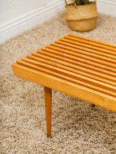 Load image into Gallery viewer, Vintage Mid Century Slat Coffee Table