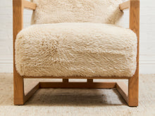 Load image into Gallery viewer, Huxley Chair in Yakety Yak Faux Fur