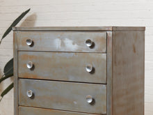 Load image into Gallery viewer, Metal Primitive Highboy Dresser