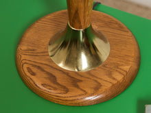 Load image into Gallery viewer, Danish Modern Oak Lamp Hourglass