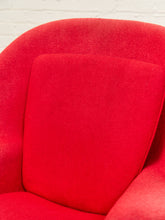 Load image into Gallery viewer, Red Mod Chair and Ottoman
