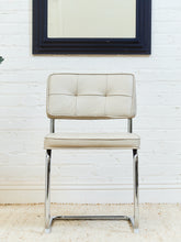 Load image into Gallery viewer, Leather Chrome Dining Chair
