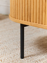 Load image into Gallery viewer, Mitza Blonde Tambour Door Credenza