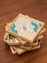 Load image into Gallery viewer, Vintage Southwestern Handmade Wood Framed Coasters
