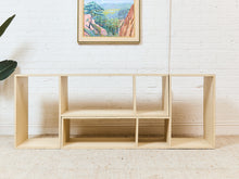 Load image into Gallery viewer, Wood Multi Cubby Blonde Shelf