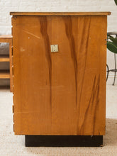 Load image into Gallery viewer, Vintage Distressed Industrial Wood Primitive School House Artist Flat Files Cabinet #2