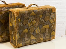 Load image into Gallery viewer, Medium French Vintage Patchwork Luggage