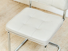 Load image into Gallery viewer, Leather Chrome Dining Chair