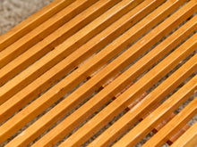 Load image into Gallery viewer, Vintage Mid Century Slat Coffee Table